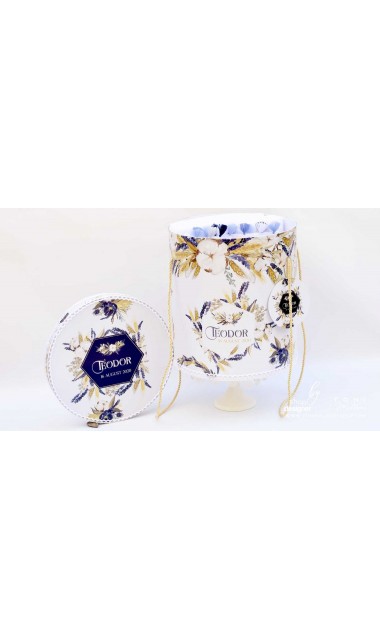 Trusou de botez traditional cu lavanda bumbac si spice de grau 21